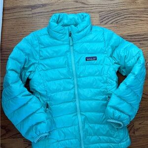 Patagonia Kids' Blue/teal Puffer Jacket